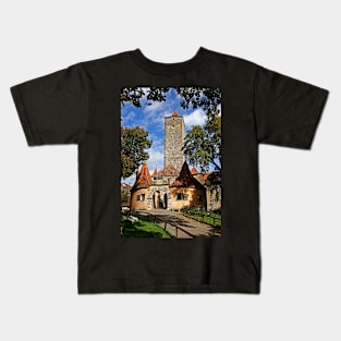 Burgtor - Rothenburg, Germany Kids T-Shirt